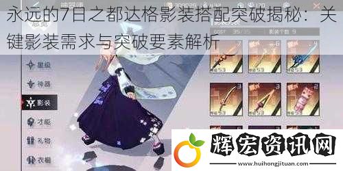 永遠的7日之都達格影裝搭配突破揭秘：關鍵影裝需求與突破要素解析