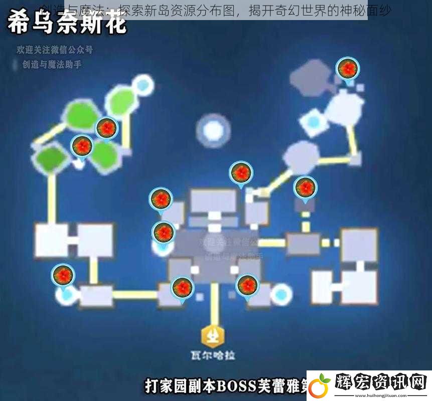 創(chuàng)造與魔法：探索新島資源分布圖，揭開(kāi)奇幻世界的神秘面紗