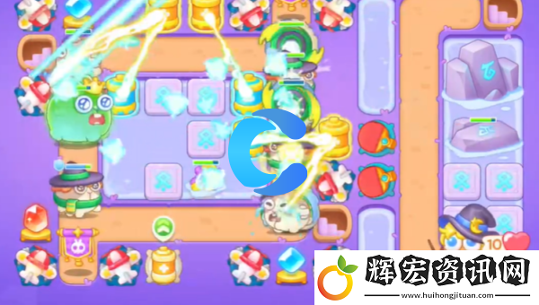 保衛(wèi)蘿卜4阿波與魔法寶藏第一百一十九關(guān)圖文攻略