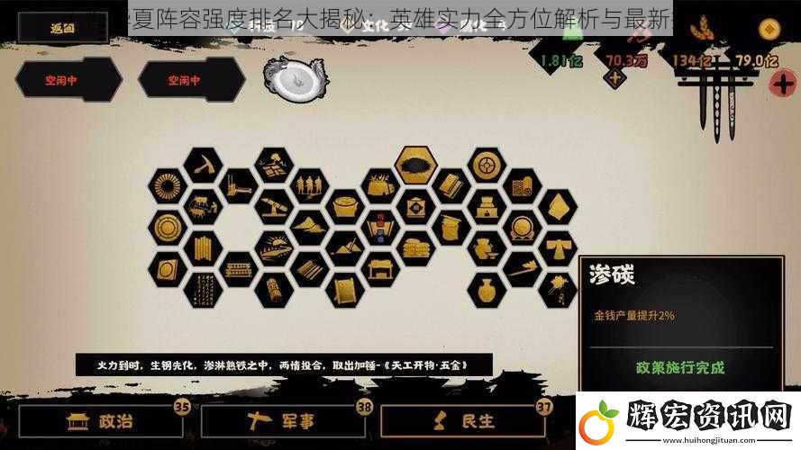 無悔華夏陣容強度排名大揭秘
