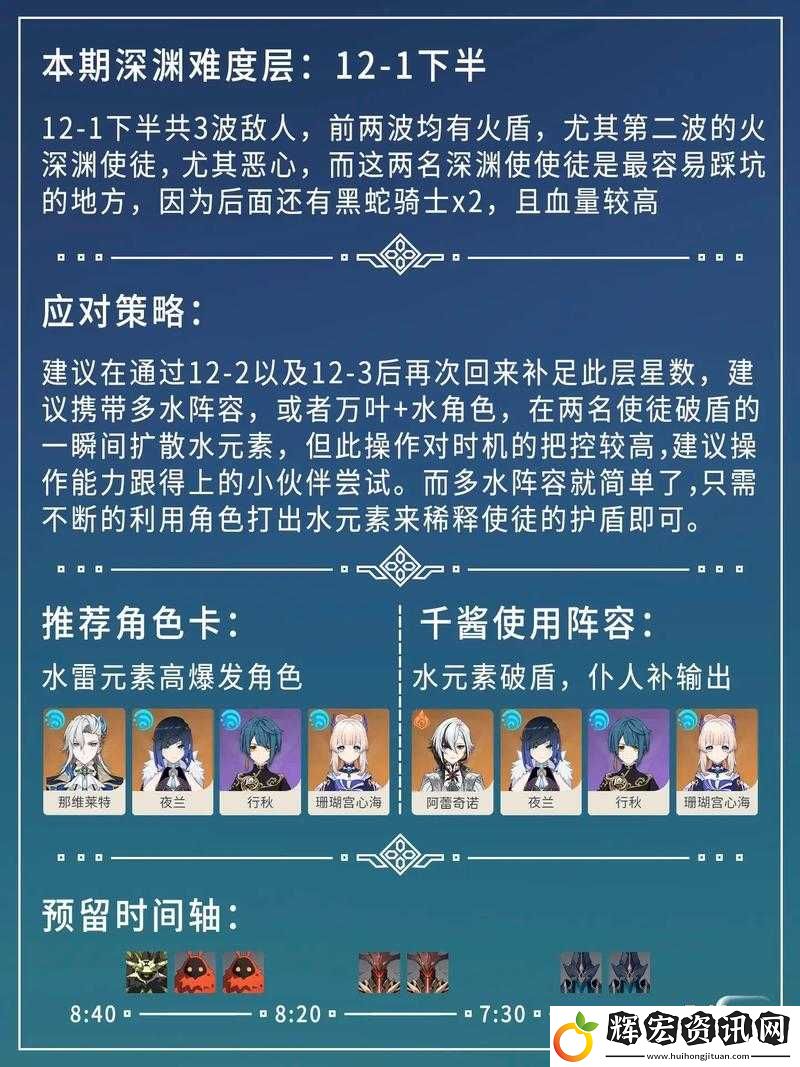 深淵地平線新手前期高效推圖