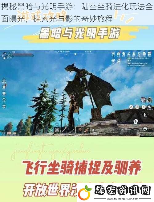 揭秘黑暗與光明手游：陸空坐騎進化玩法全面曝光，探索光與影的奇妙旅程