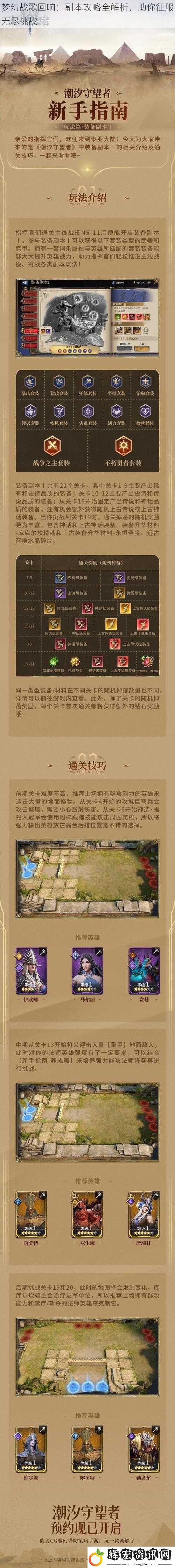 夢幻戰(zhàn)歌回響：副本攻略全解析，助你征服無盡挑戰(zhàn)