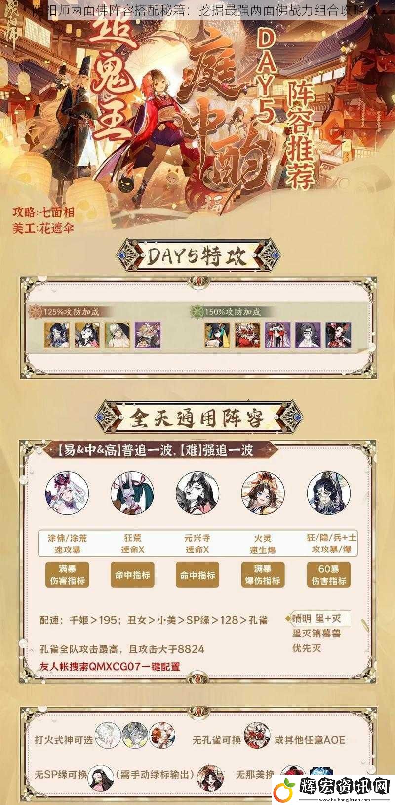 陰陽師兩面佛陣容搭配秘籍：挖掘最強兩面佛戰力組合攻略