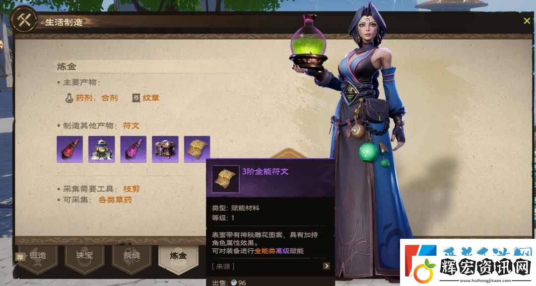 塔瑞斯世界哪個副業(yè)賺金多