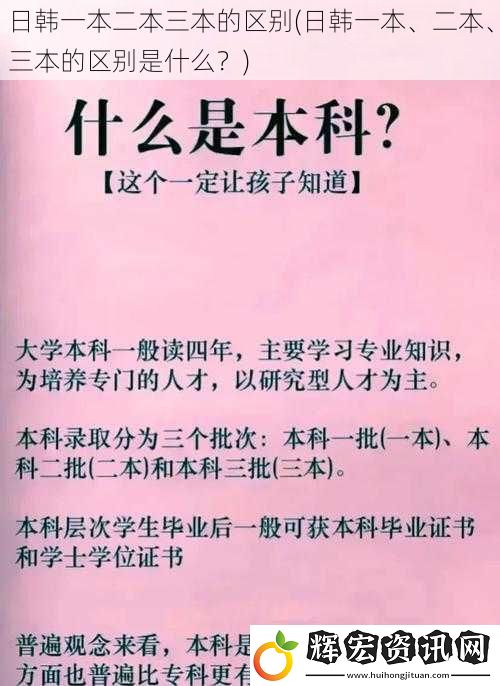 日韓一本二本三本的區(qū)別(日韓一本、二本、三本的區(qū)別是什么？)