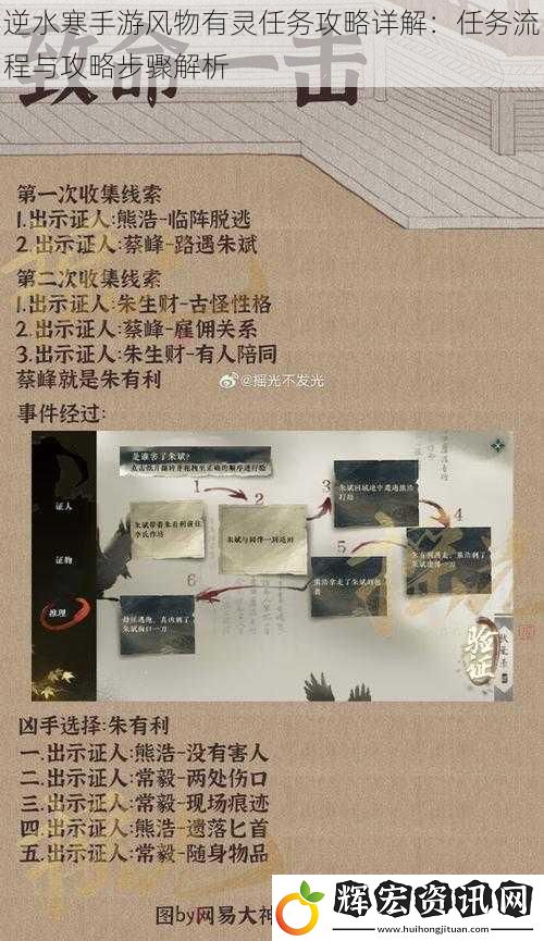 逆水寒手游風物有靈任務攻略詳解：任務流程與攻略步驟解析