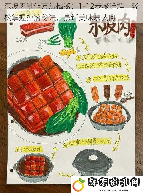 東坡肉制作方法揭秘：1-12步驟詳解，輕松掌握掉落秘訣，烹飪美味東坡肉