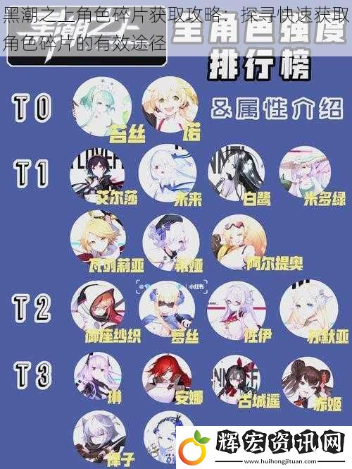 黑潮之上角色碎片獲取攻略：探尋快速獲取角色碎片的有效途徑
