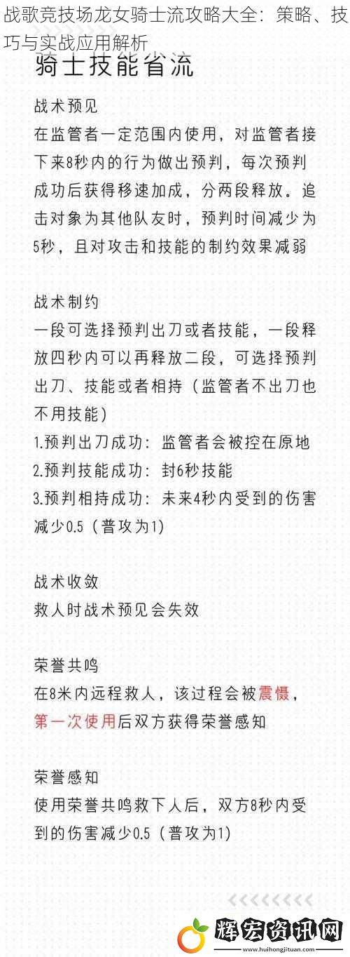 戰歌競技場龍女騎士流攻略大全：策略、技巧與實戰應用解析