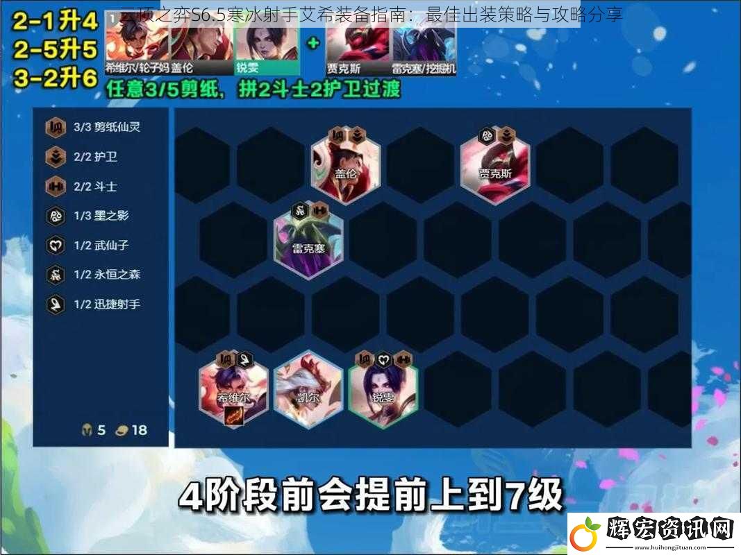 云頂之弈S6.5寒冰射手艾希裝備指南：最佳出裝策略與攻略分享