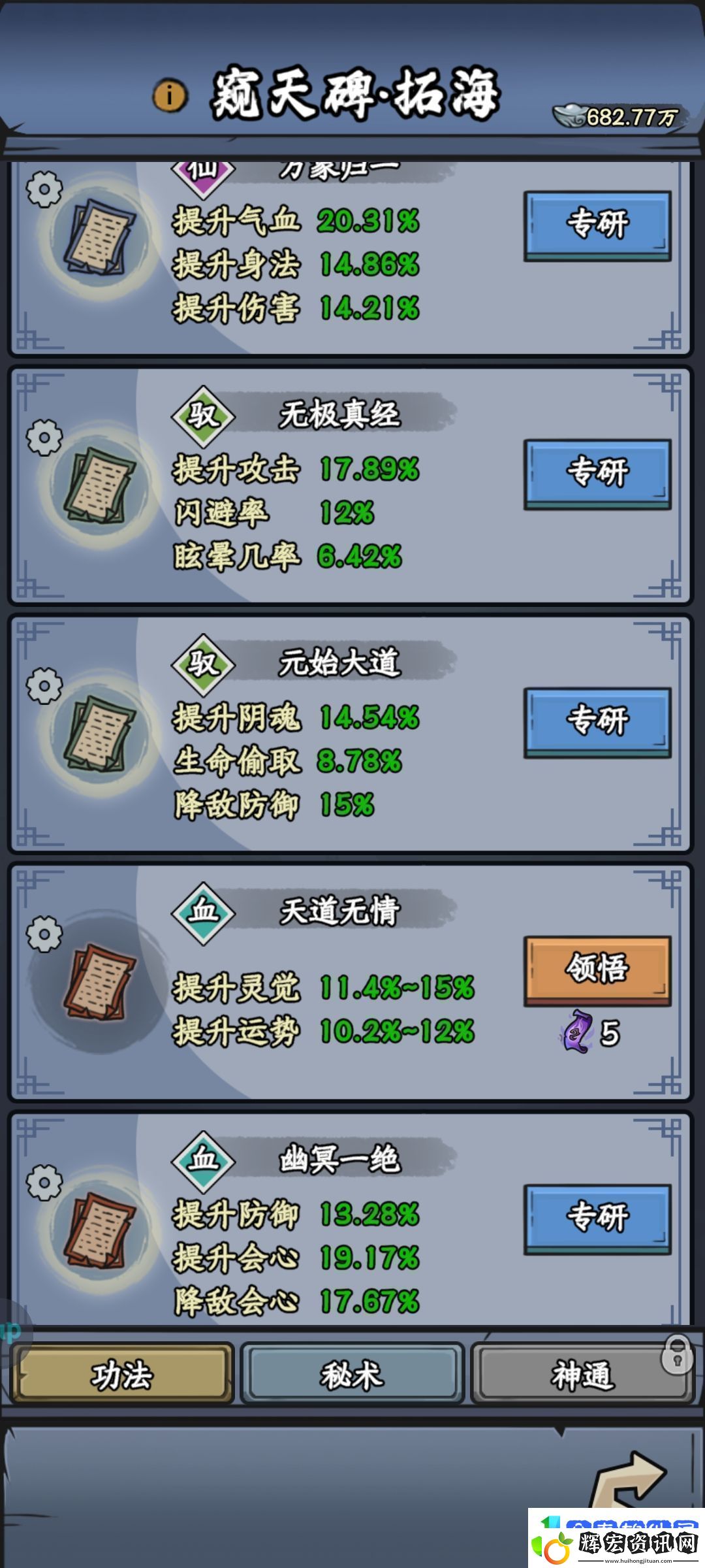修仙奇譚窺天碑功法秘術分享公會管理高效法則