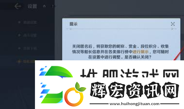 航海王壯志雄心排行榜信息匿名不顯示設置方法航海王壯志雄心排行榜信息匿名不顯示怎么設置